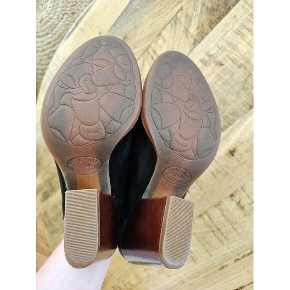 Kork-Ease Janelle Sling Back Block Heel Clogs Women’s Size 7M Moto Boho City - Picture 10 of 11